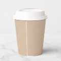 Simple Minimal Business Company Logo | Corporate Paper Cups | Zazzle