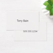 Simple Minimal Center Front and Back (Desk)