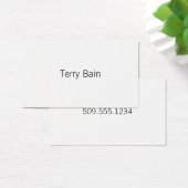Simple Minimal Center Front and Back (Desk)
