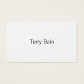 Simple Minimal Center Front and Back (Front)