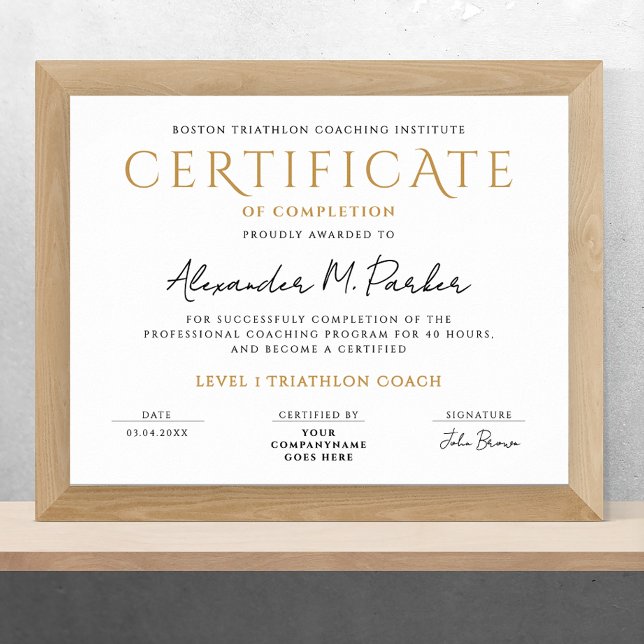 Simple Minimal Classic Black White Grad Diploma  Poster (Creator Uploaded)