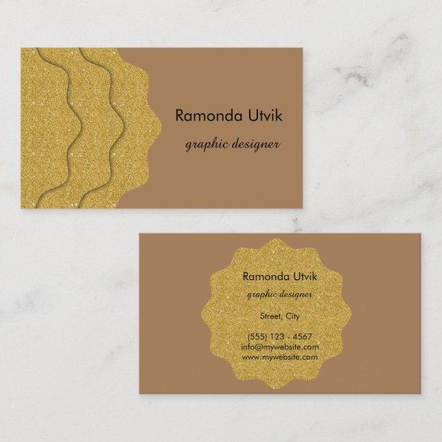 Simple Minimal Clean Business Card (Front/Back)