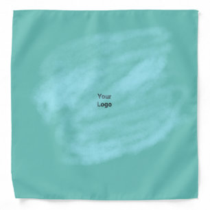 simple minimal coloful add logo text name bandana