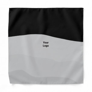simple minimal coloful add logo text name bandana