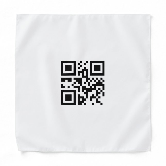 simple minimal coloful add logo text name bandana (Front)