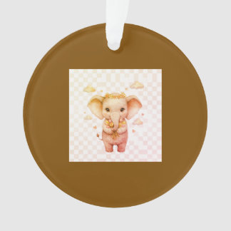 Simple minimal colorful abstract add your text cer ornament