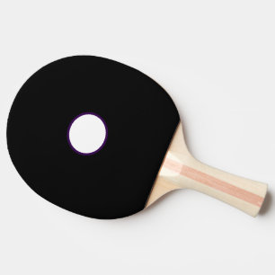 Simple minimal colorful abstract add your text cer ping pong paddle