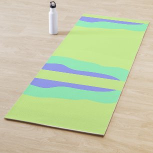 Simple minimal colorful abstract add your text cer yoga mat