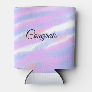 Simple minimal congratulations add your text name  can cooler