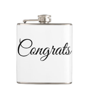Simple minimal congratulations add your text name flask