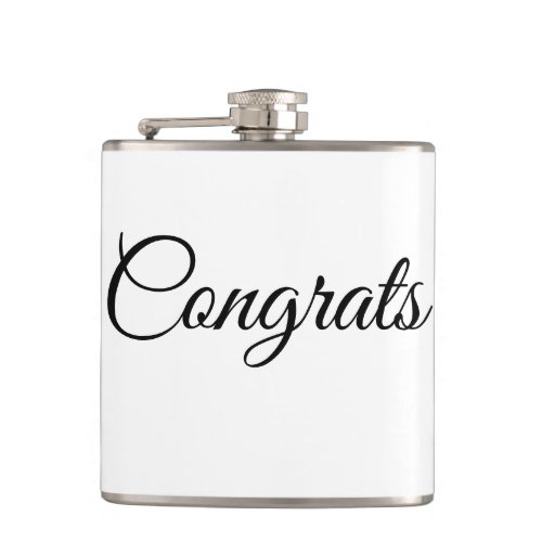 Simple minimal congratulations add your text name  flask