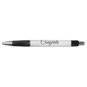 Simple minimal congratulations add your text name pen