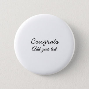 Simple minimal congratulations graduation add your button
