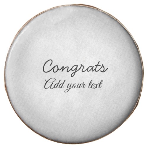Simple minimal congratulations graduation add your chocolate covered oreo