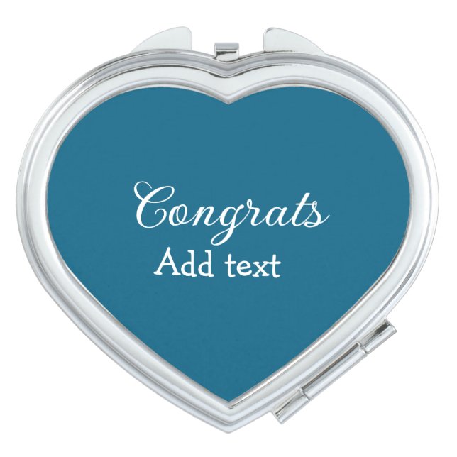 Simple minimal congratulations graduation add your compact mirror (Front)