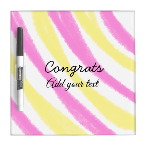 Simple minimal congratulations graduation add your dry erase board
