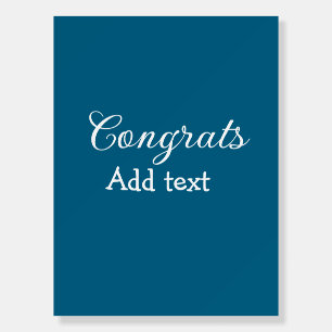 Simple minimal congratulations graduation add your foam board