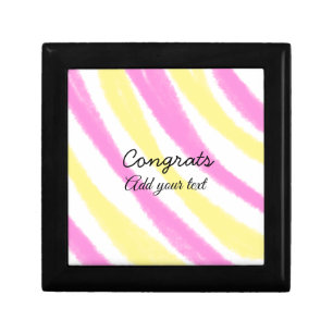 Simple minimal congratulations graduation add your gift box