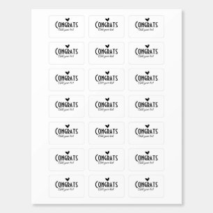 Simple minimal congratulations graduation add your matchboxes