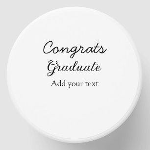 Simple minimal congratulations graduation add your mini candle favors