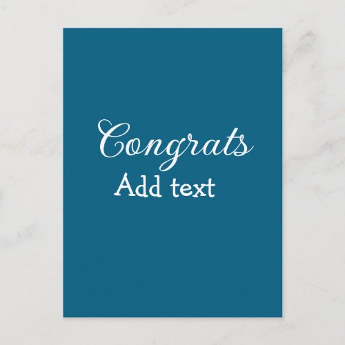 Simple minimal congratulations graduation add your