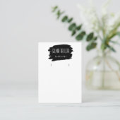 simple minimal craft paper Earring display card (Standing Front)
