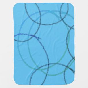 simple minimal custom add your logo address websit baby blanket