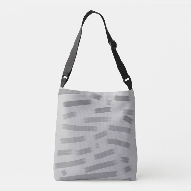 simple minimal custom add your logo address websit crossbody bag (Back)