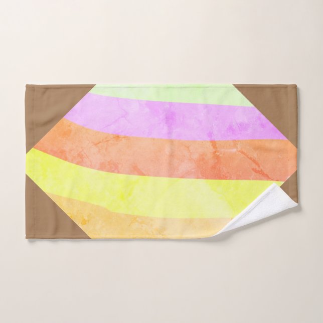 simple minimal custom add your logo address websit hand towel  (Hand Towel)