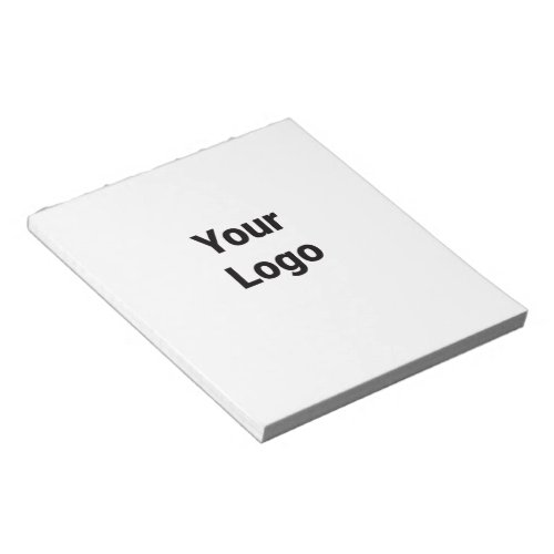 simple minimal custom add your logo address websit notepad