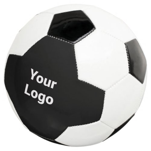 simple minimal custom add your logo address websit soccer ball