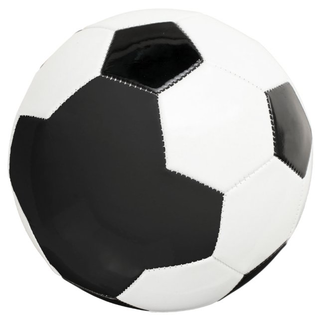 simple minimal custom add your logo address websit soccer ball (Three Quarter)