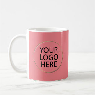 Simple Minimal Custom Business Company Logo Coffee Mug