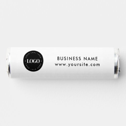 Simple Minimal Custom Logo  Text Business Company Breath Savers Mints