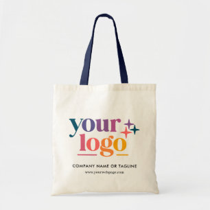 Simple Minimal Custom Promotional Business Logo Tote Bag