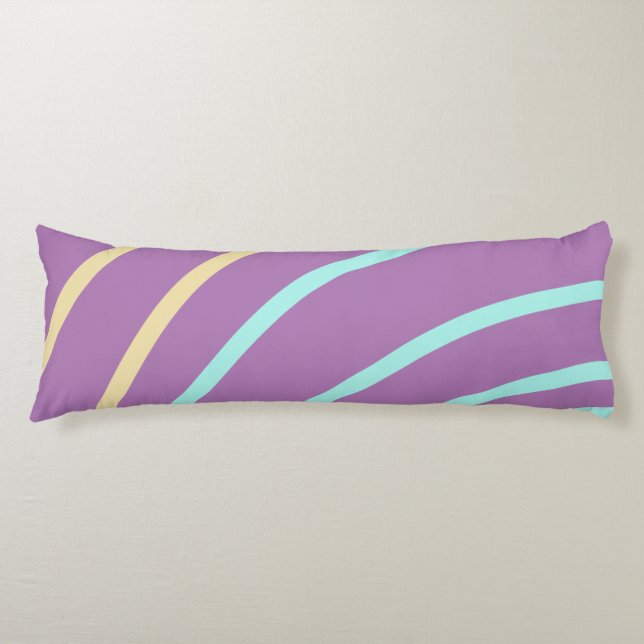 simple minimal custom watercolor add logo website  body pillow (Front)