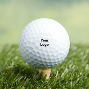 simple minimal custom watercolor add logo website  golf balls