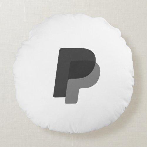simple minimal custom watercolor add logo website  round pillow