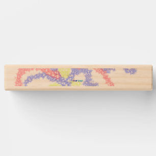 simple minimal custom watercolor add logo website  topple tower