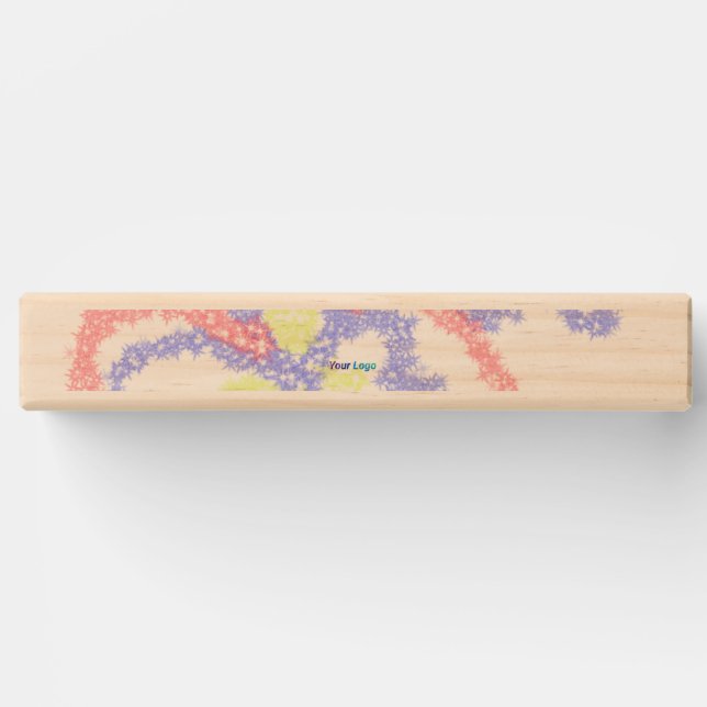 simple minimal custom watercolor add logo website  topple tower (Front)