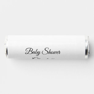 SIMPLE MINIMAL.CUTIE ADD NAME BABY baby shower Thr Breath Savers® Mints