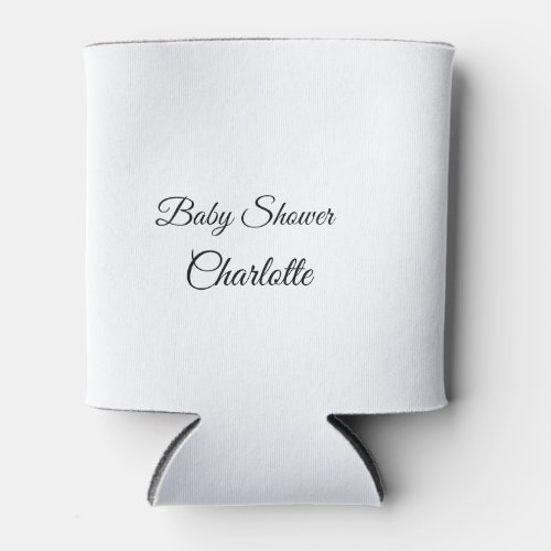 SIMPLE MINIMALCUTIE ADD NAME BABY baby shower Thr Can Cooler