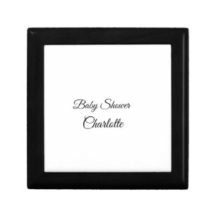 SIMPLE MINIMAL.CUTIE ADD NAME BABY baby shower Thr Gift Box