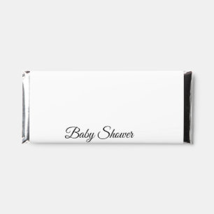SIMPLE MINIMAL.CUTIE ADD NAME BABY baby shower Thr Hershey Bar Favors