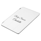 SIMPLE MINIMAL.CUTIE ADD NAME BABY baby shower Thr iPad Air Cover (Side)