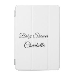 SIMPLE MINIMAL.CUTIE ADD NAME BABY baby shower Thr iPad Mini Cover