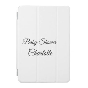 SIMPLE MINIMAL.CUTIE ADD NAME BABY baby shower Thr iPad Mini Cover