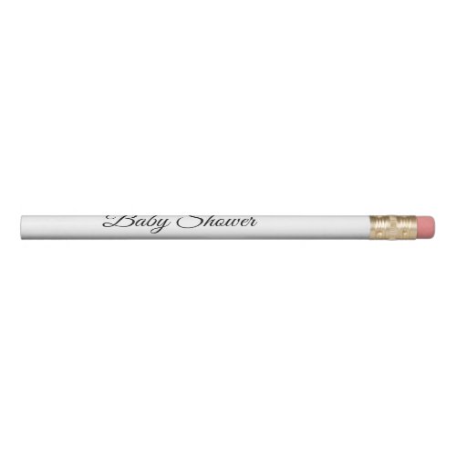 SIMPLE MINIMALCUTIE ADD NAME BABY baby shower Thr Pencil