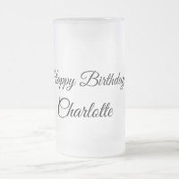 SIMPLE MINIMAL.CUTIE ADD NAME BABY happy birthday 