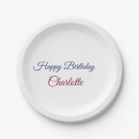SIMPLE MINIMAL.CUTIE ADD NAME BABY happy birthday 